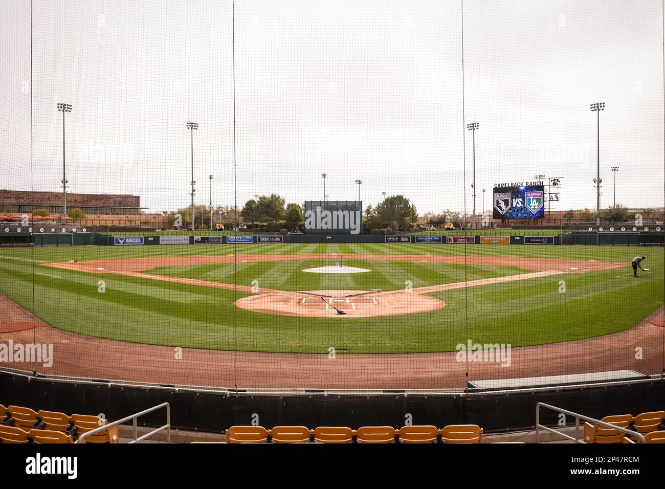 Ein allgemeiner Überblick über die Camelback Ranch von Phoenix, Sonntag ...