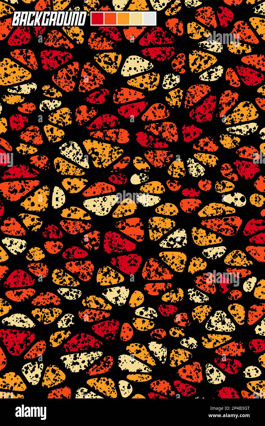 Abstrakter Hintergrund mit Grunge-Muster, bereit für den Druck, Sublimationsdesign, nahtloses Design Stock Vektor