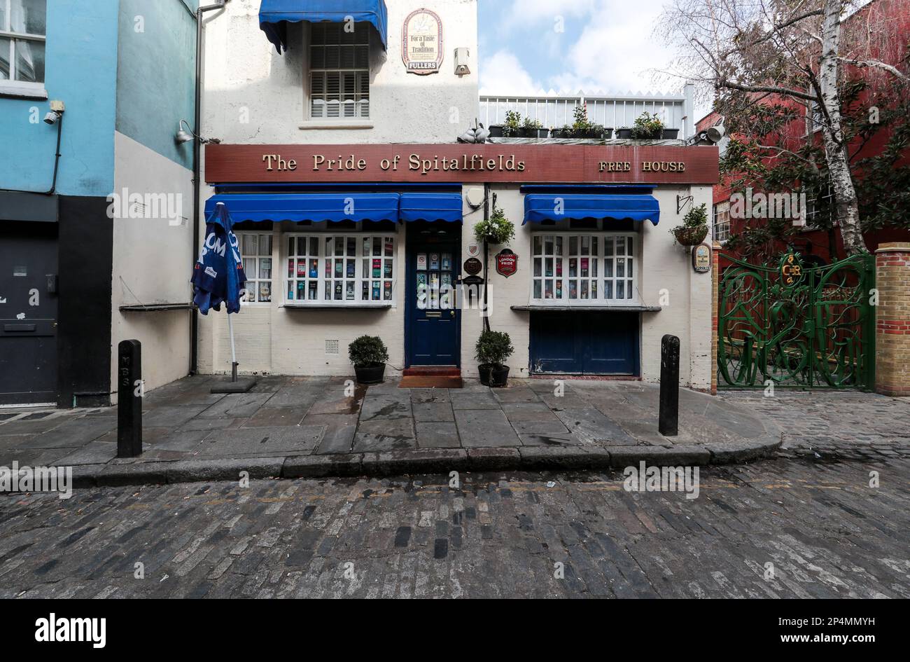 Der Pride of Sptalfields Pub, London Stockfoto