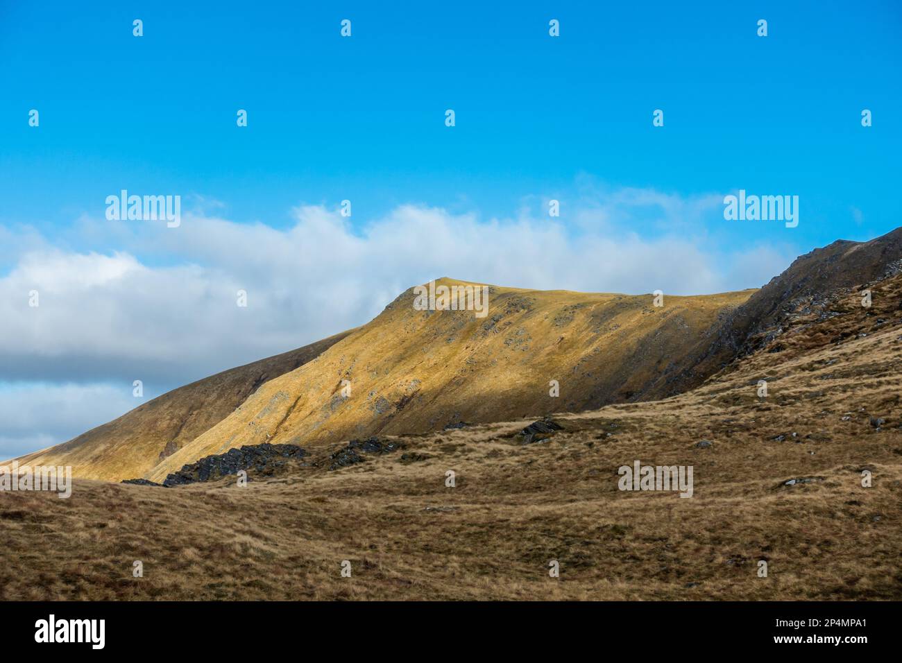 Der schottische Munro-Berg von Moruisg Stockfoto