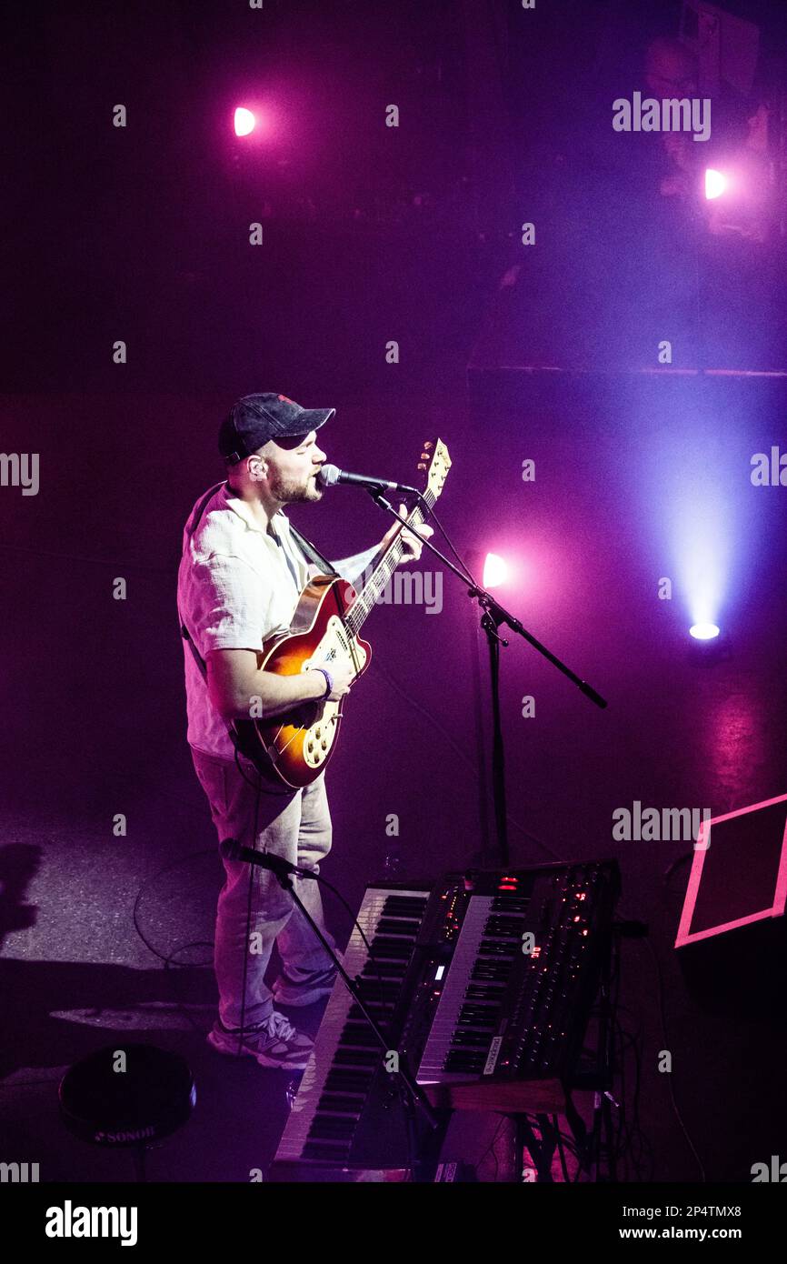 Kopenhagen, Dänemark. 05. März 2023. Der isländische Sänger, Musiker und Songwriter Asgeir führt ein Live-Konzert im VEGA in Kopenhagen auf. (Foto: Gonzales Photo/Alamy Live News Stockfoto