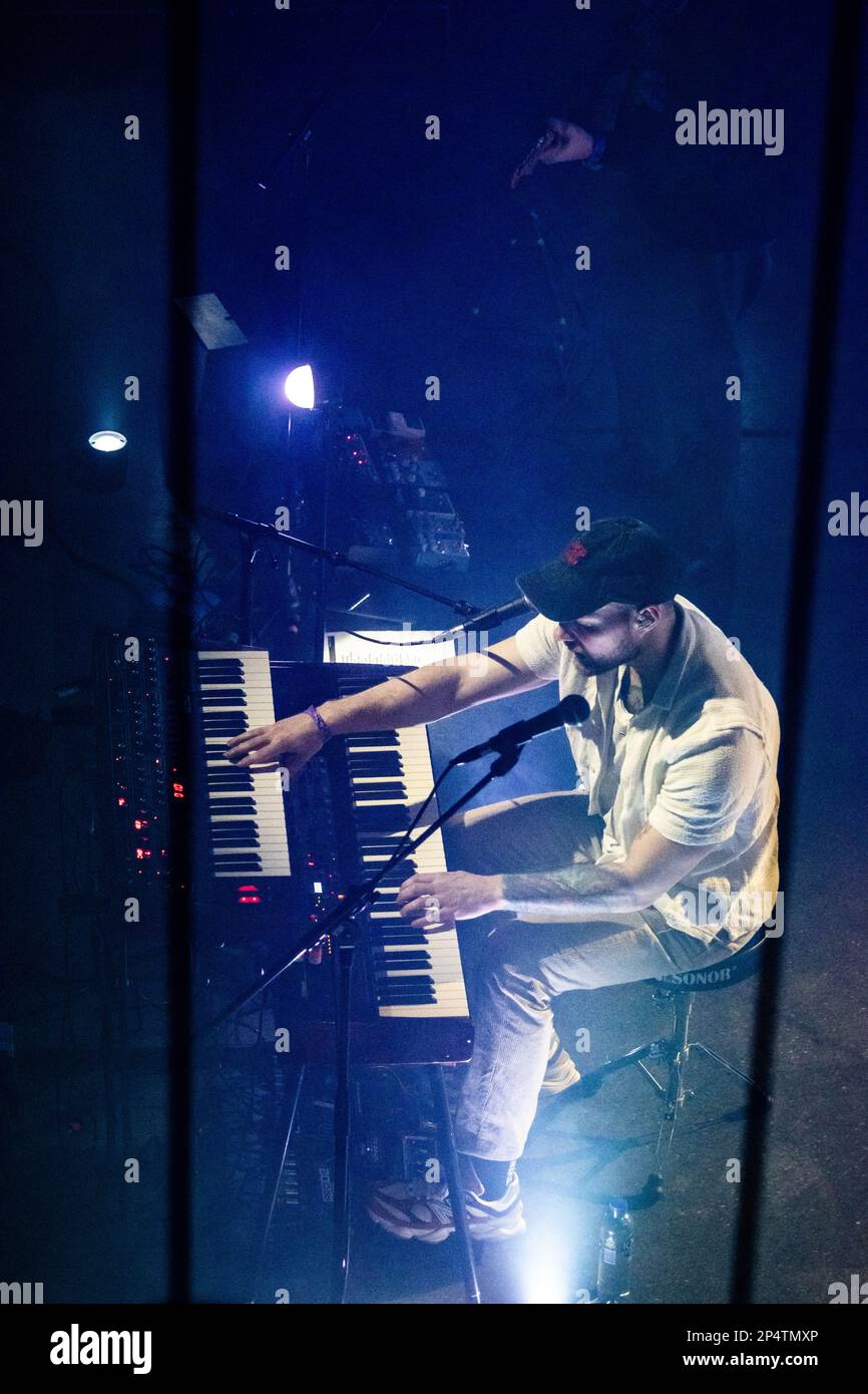 Kopenhagen, Dänemark. 05. März 2023. Der isländische Sänger, Musiker und Songwriter Asgeir führt ein Live-Konzert im VEGA in Kopenhagen auf. (Foto: Gonzales Photo/Alamy Live News Stockfoto