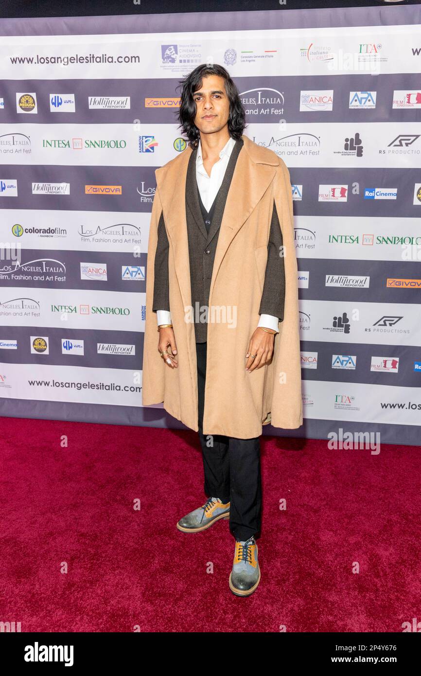 Schauspieler Nirav Mehta besucht das Los Angeles Italia Film, Fashion and Art Fest beim TCL Chinese Theater, Los Angeles, CA, 5. März 2023 Stockfoto