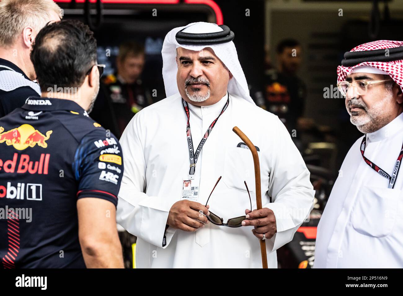 Sakhir, Bahrain. , . Weltmeisterschaft F1 2023. Bahrain GP. Prinz Salman bin Hamad Al Khalifa Kronprinz des Königreichs Bahrain.MANAMA, BAHRAIN, Sakhir Circuit, 5. März 2023: S.K.H. Prinz Salman bin Hamad Al Khalifa Kronprinz des Königreichs Bahrain während des Formel-1-Grand Prix von Bahrain auf der Bahrain International Circuit in der Nähe von Manama in der Stadt Sakhir am 05. März. 2023. Formel 1 - F1 Motorsport, gebührenpflichtiges Bild, Foto und Copyright © Cristiano BARNI/ ATP images (BARNI Cristiano /ATP/SPP) Kredit: SPP Sport Press Photo. Alamy Live News Stockfoto