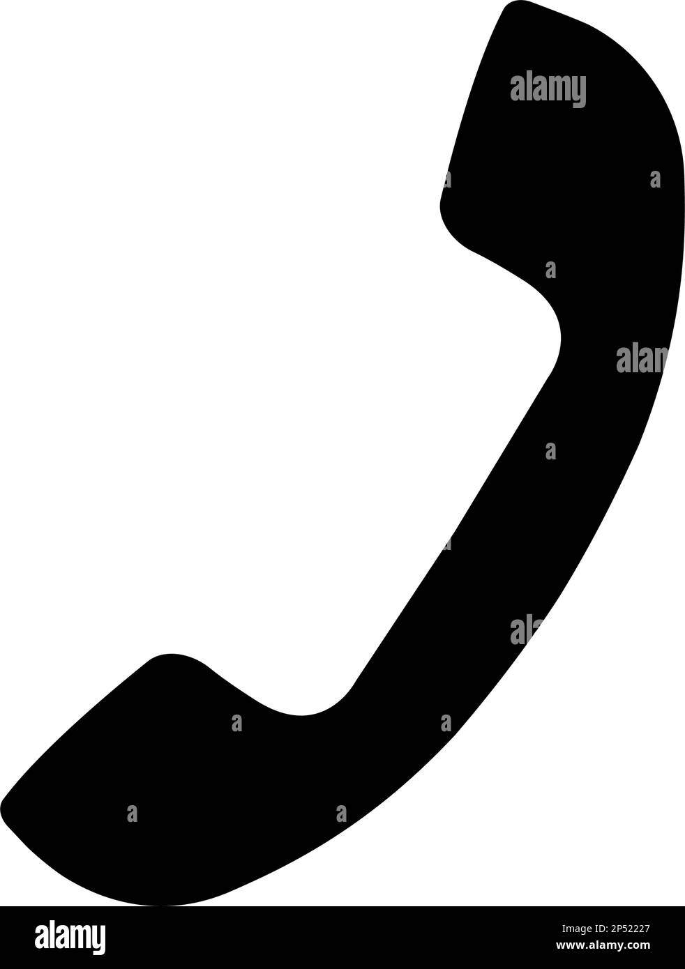 Symbol „Telefon“. Telefonsymbol im Retro-Stil. Abbildung eines flachen Vektors Stock Vektor