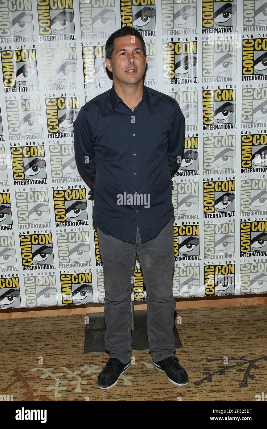 Producer Dylan Clark attends the 'Dawn of the Planet of the Apes' press line during Comic-Con International 2013 on July 20, 2013 in San Diego, California. (Photo by Paul A. Hebert/Invision/AP) Stockfoto