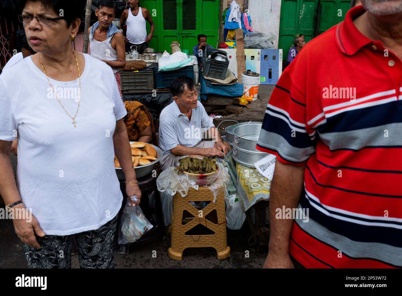 Chinesisch-Straße Nahrung Stockfoto