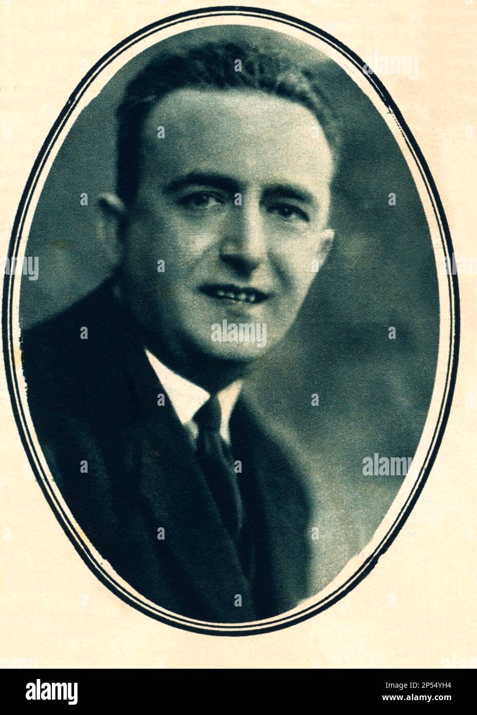 1929 , ITALIEN : der italienische Komponist Maestro GIUSEPPE PIETRI ( 1886 - 1946 ) , Autor von ACQUA CHETA ( 1920 ) auf Libretto von Augusto Novelli . - MUSICA leggera - Compositore - Ritratto - Porträt - Archivio GBB Stockfoto