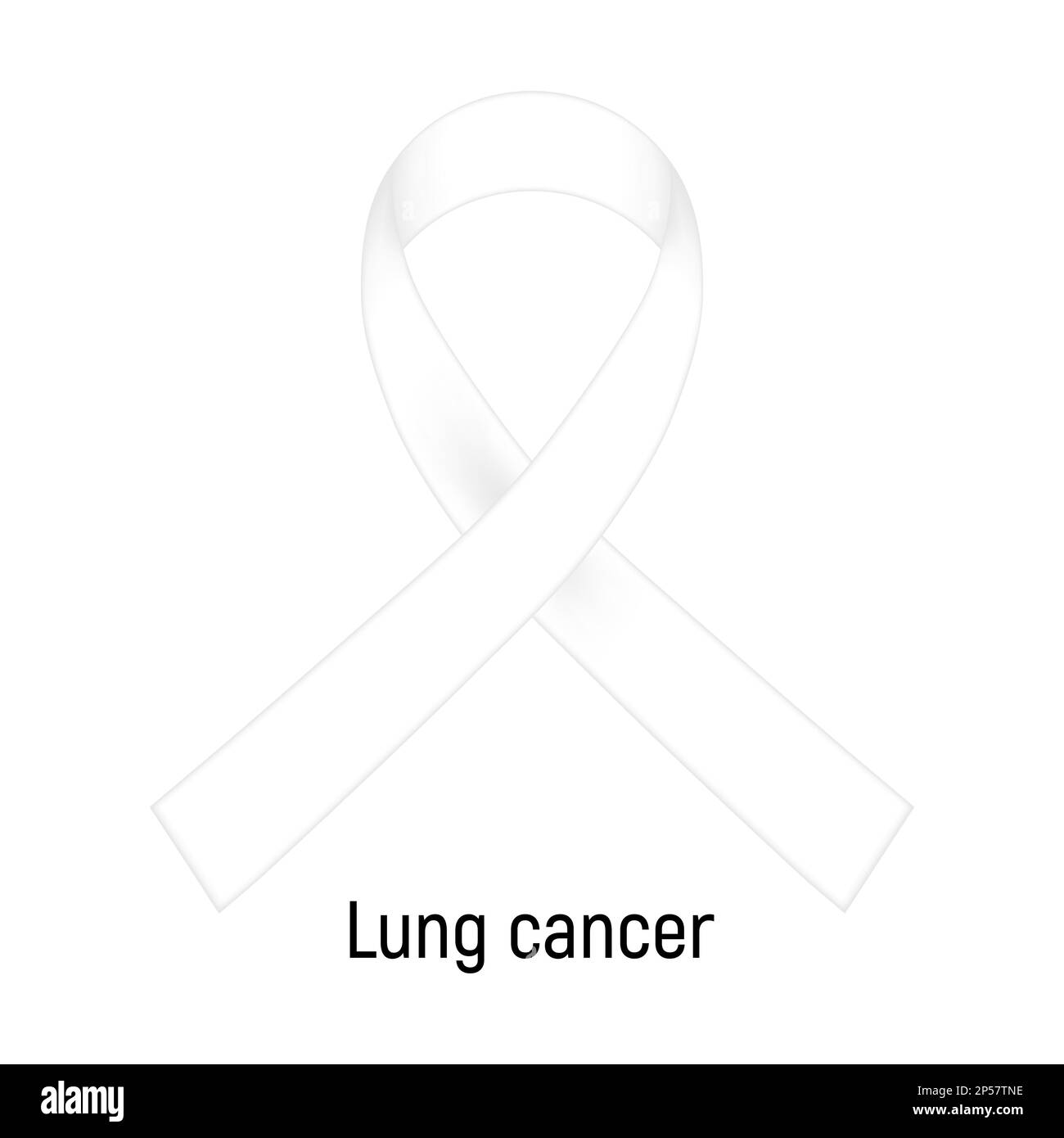 Krebsband. Lungenkrebs. Vektordarstellung. Stock Vektor