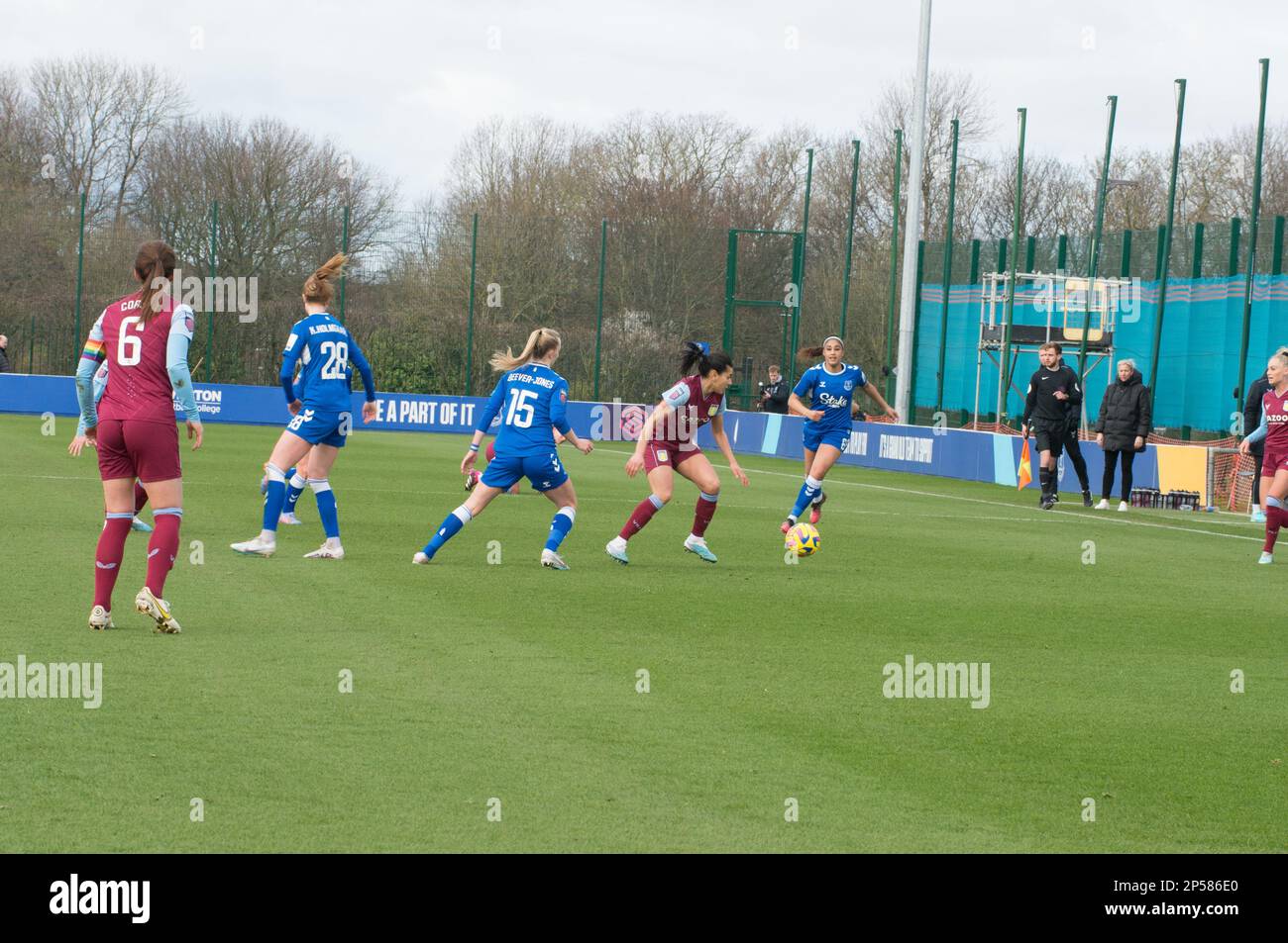 Walton, Liverpool. 05/03/2023, WSL Everton V Aston Villa im Walton Park Stadium, Liverpool Gewinnt Aston Villa mit 2,0 Punkten (Terry Scott/SPP) Guthaben: SPP Sport Press Photo. Alamy Live News Stockfoto