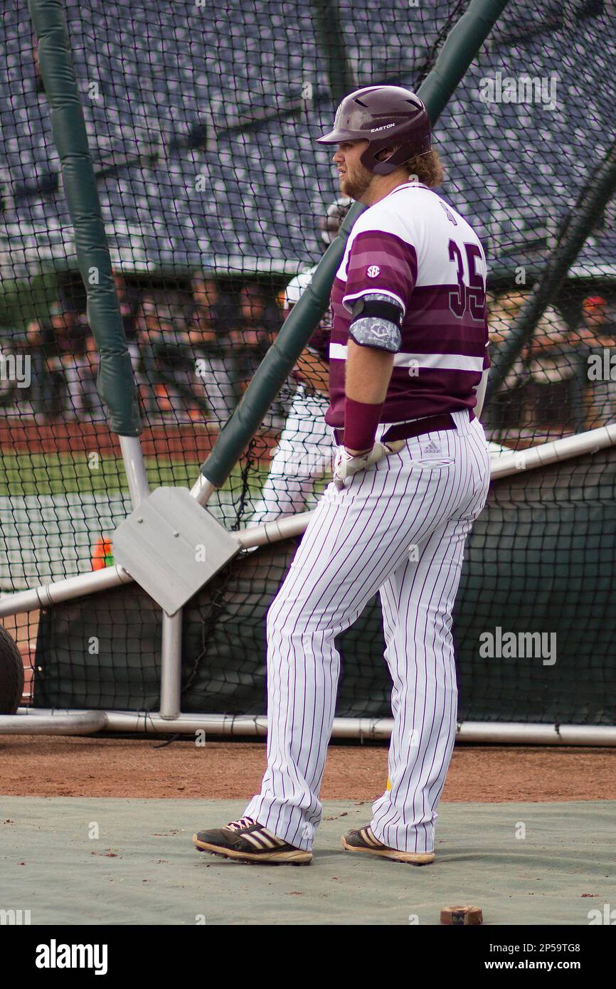 Mississippi State first baseman Wes Rea (35) during batting practice