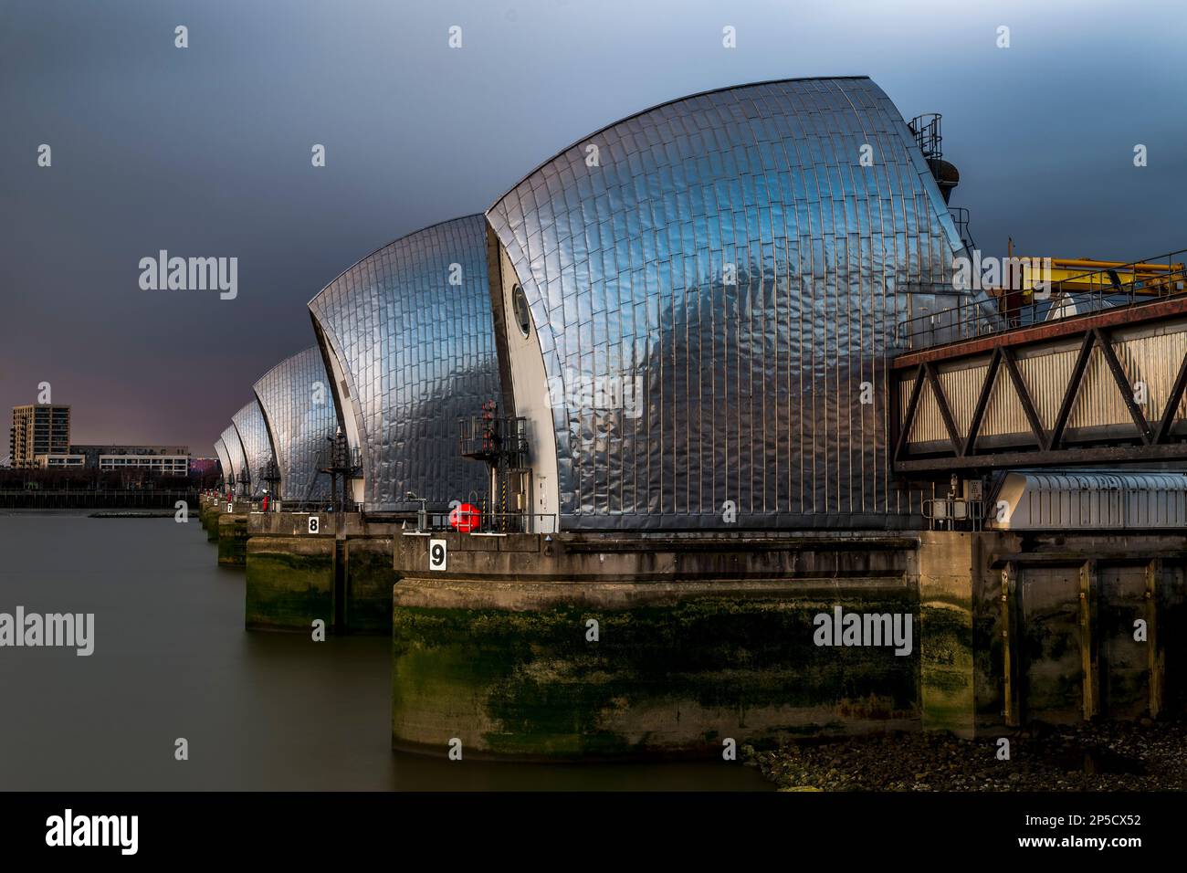 Thames Barrier Stockfoto