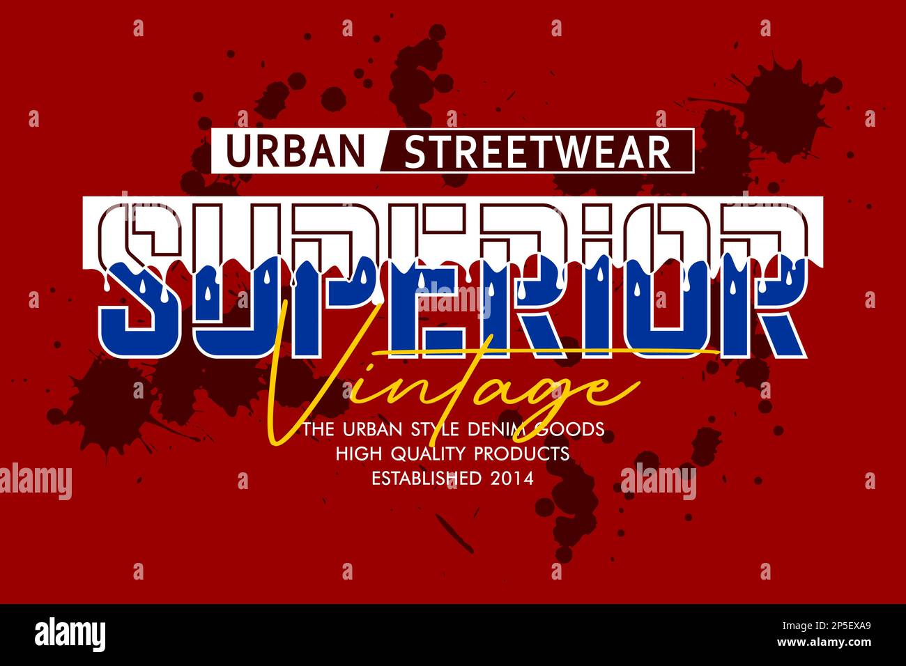 Erstklassiger Vintage, Designgrafik für den Druck auf T-Shirts, Etiketten, Postern und itc Stock Vektor