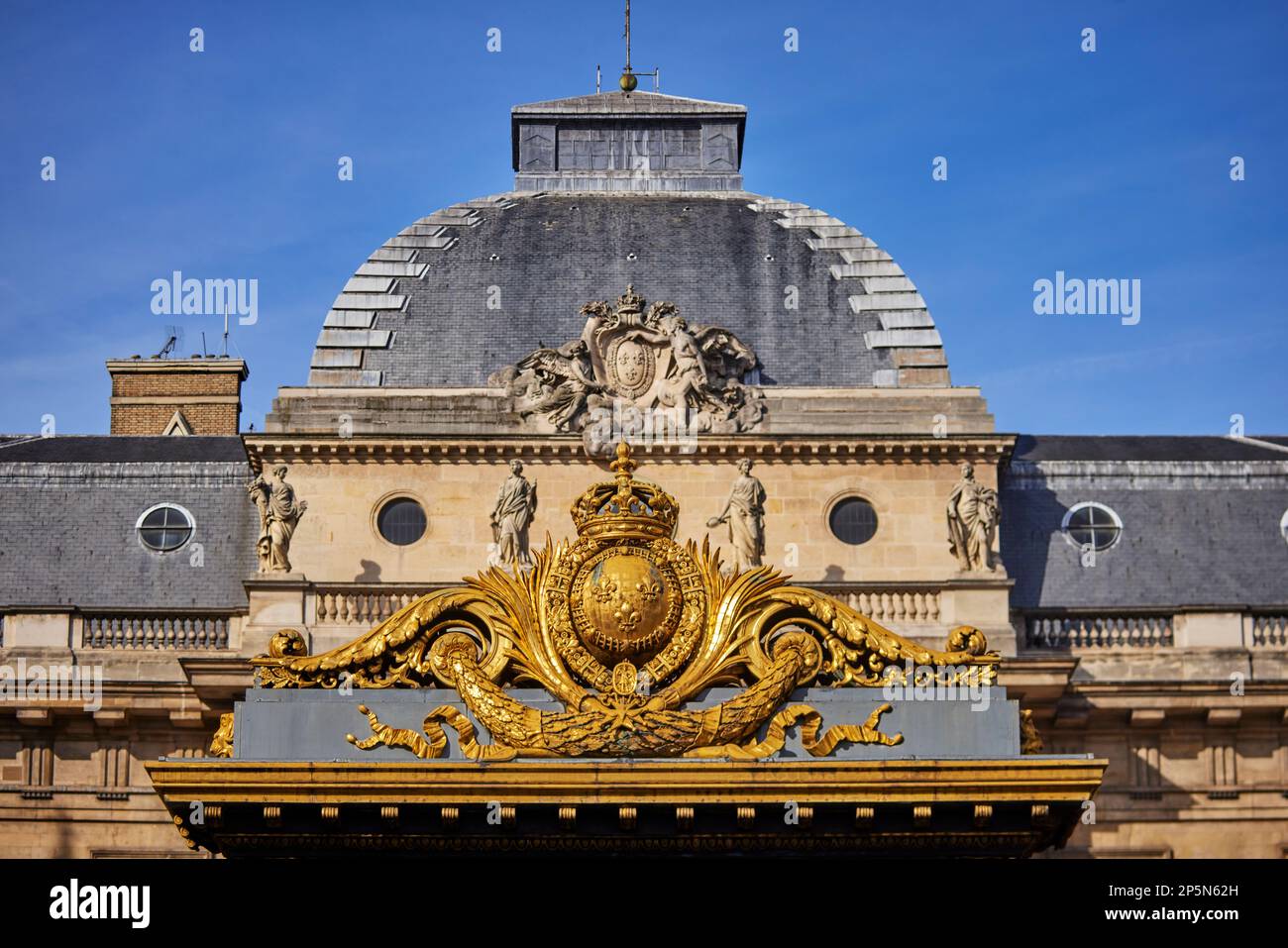 Pariser Wahrzeichen, Palais de Justice de Paris, Dachterrasse Stockfoto