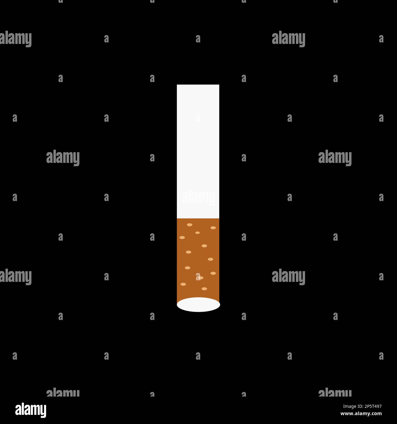 Zigarettensymbol. Vektor Des Tabaklogos Stock Vektor