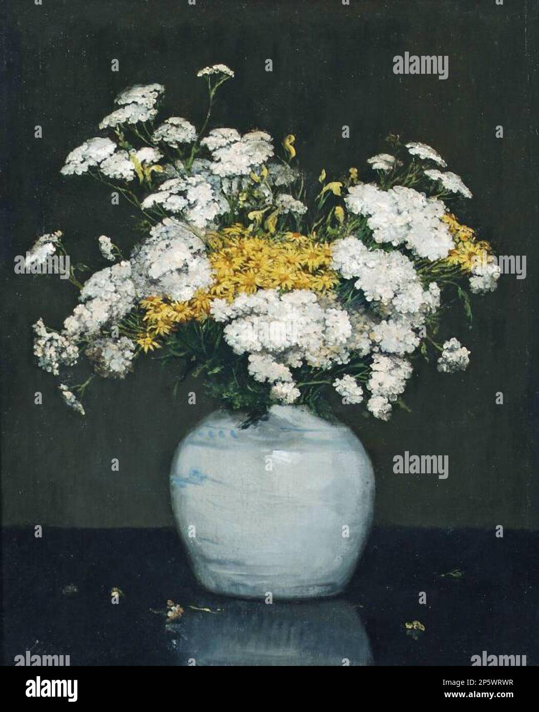 Yarrow und Ragwort, Jules Lessore (Paris, Frankreich, 1849 - 1892) Stockfoto