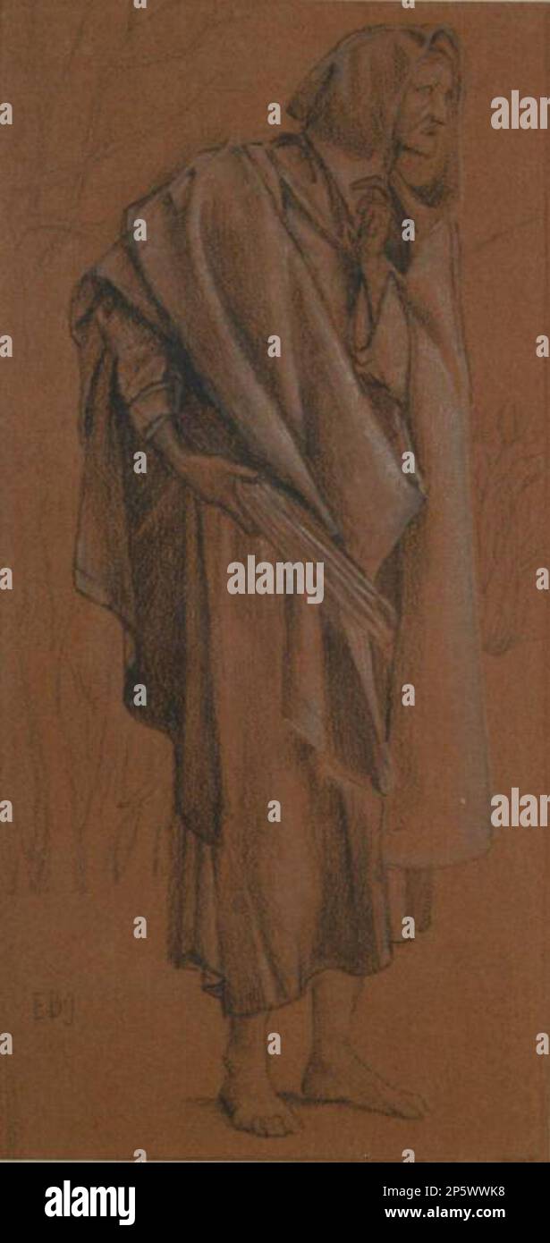 Studie für "der Star von Bethlehem", Sir Edward Coley Burne-Jones (Birmingham, England, 1833-1898) 1875-1899 Stockfoto