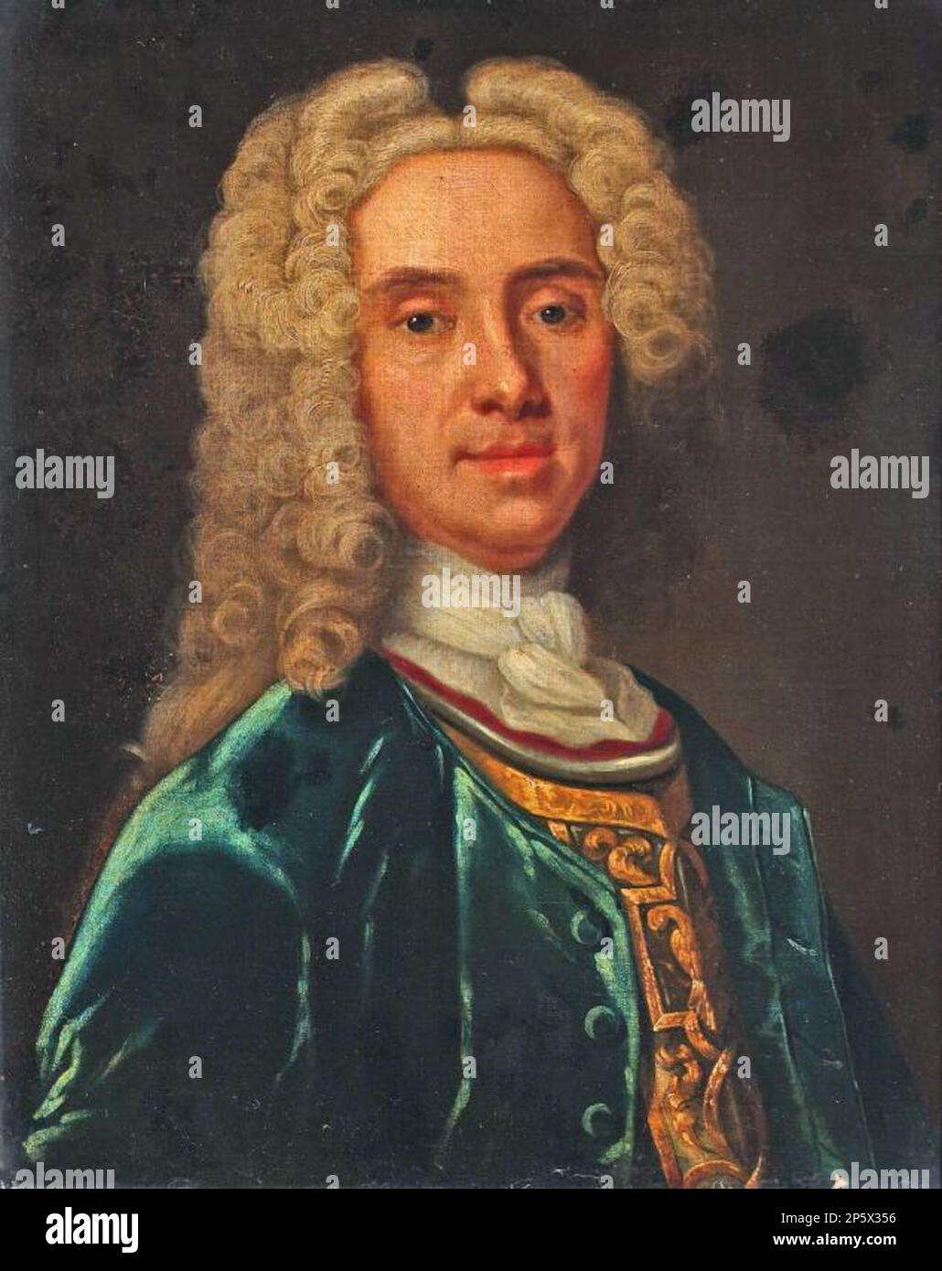 Portrait von General Wade, Johan van Diest (Den Haag, Niederlande, 1695 - 1757) Stockfoto