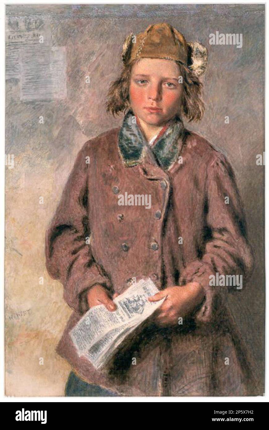 The Ballad Singer, William Henry Hunt (London, England, 1790-1864) 1841 Stockfoto
