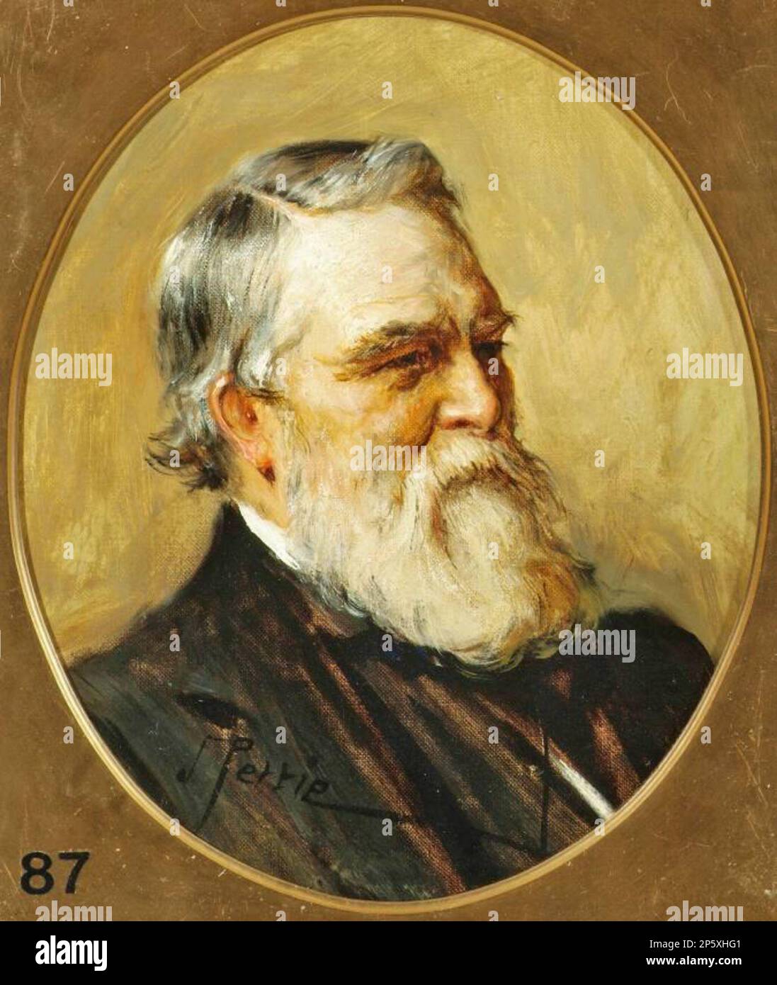 John Loughborough Pearson, RA, John Pettie (Edinburgh, Schottland, 1839 - 1893) 1887 Stockfoto