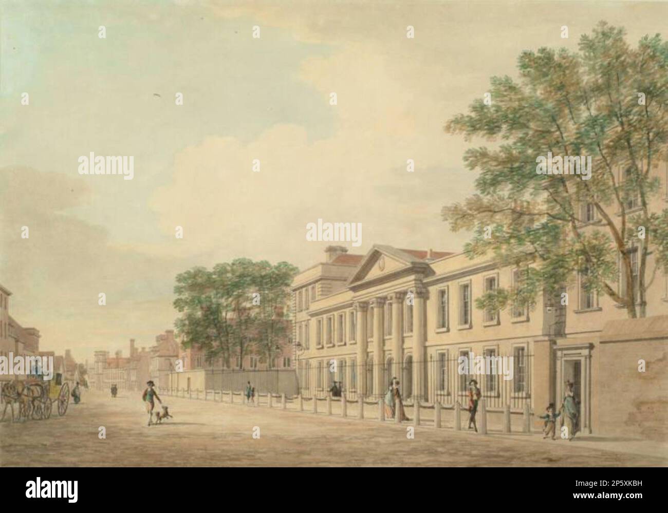 Emmanuel College, Cambridge, Thomas Malton (London, England, 1748-1804) 1799 Stockfoto