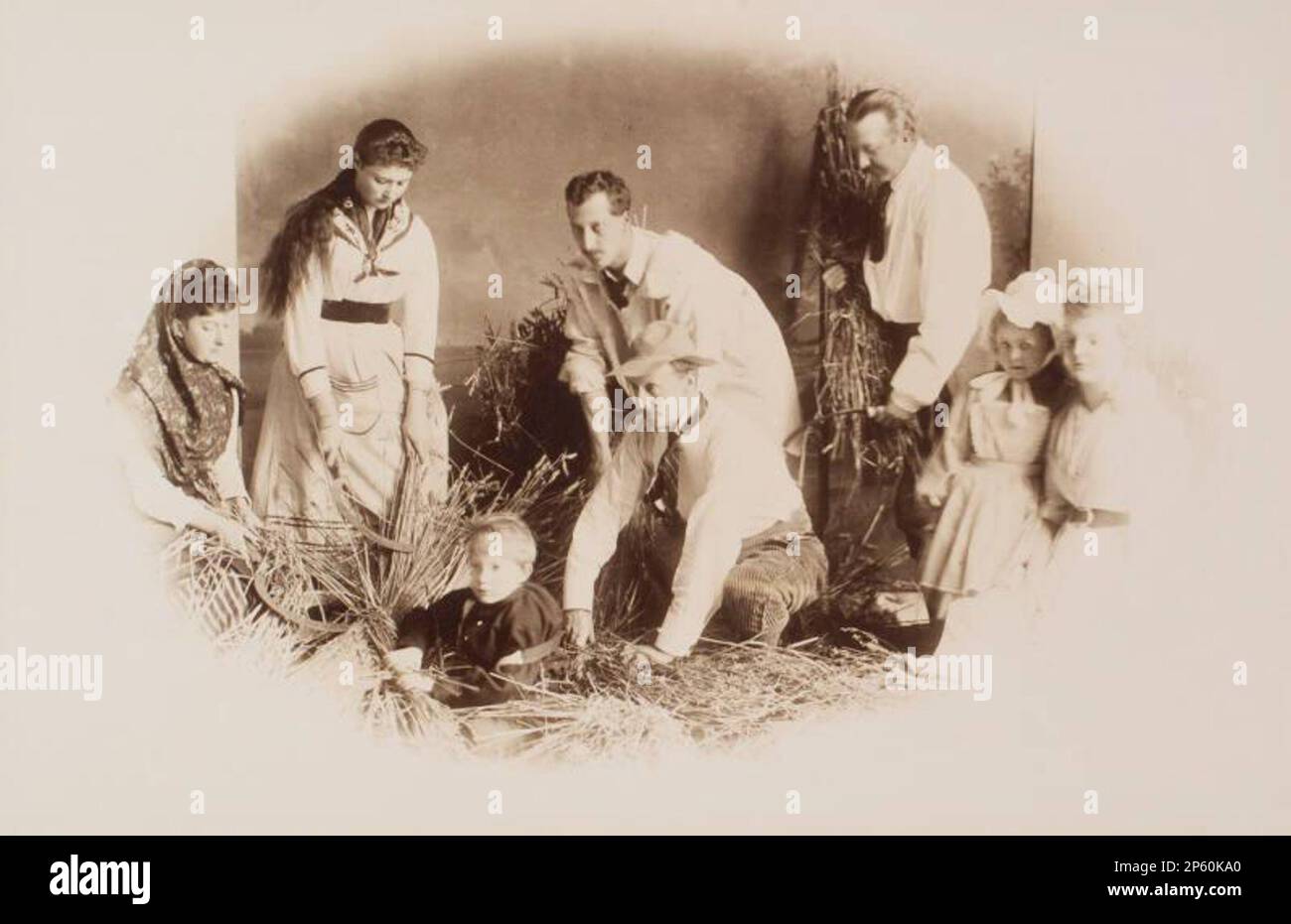 Tableau Vivant 'Harvest', 1888 Stockfoto