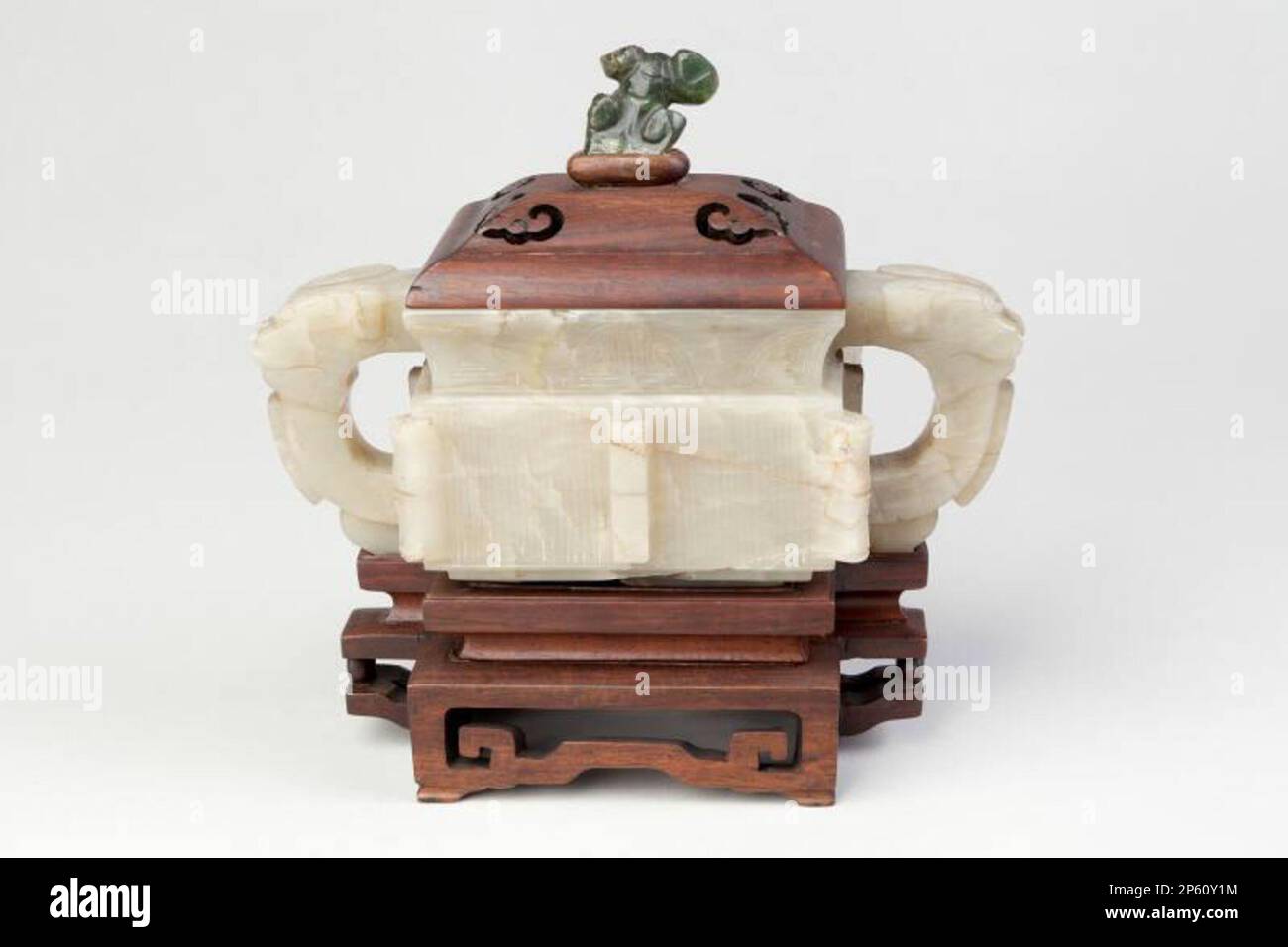 Chinese Incense Burner, Qing Dynastie, Guangxu-Periode, 1875-1908 Stockfoto