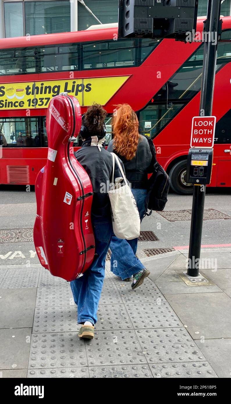 Rot, London, England, Großbritannien. Stockfoto