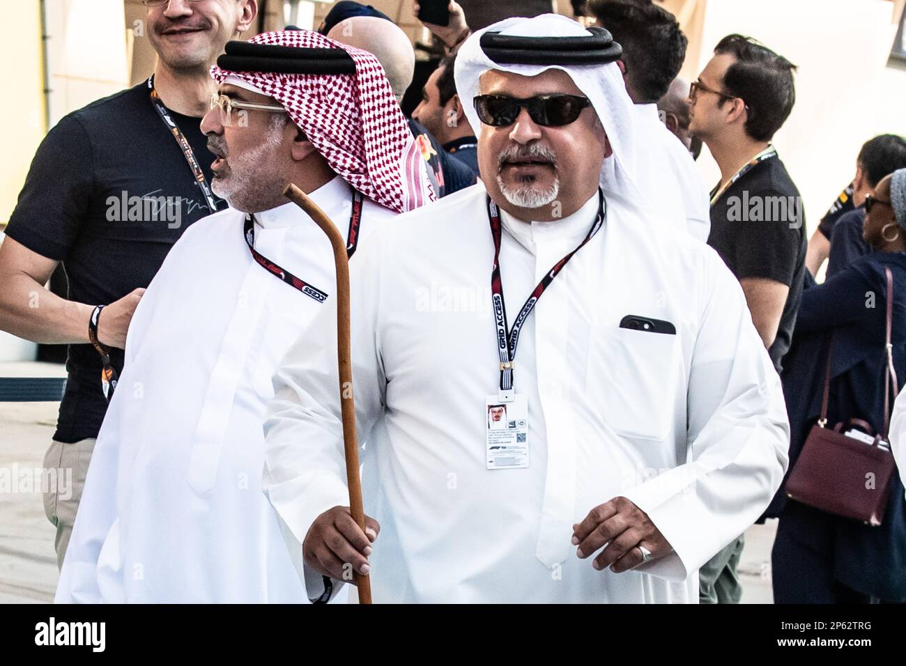 Sakhir, Bahrain. , . Weltmeisterschaft F1 2023. Bahrain GP. Prinz Salman bin Hamad Al Khalifa Kronprinz des Königreichs Bahrain.MANAMA, BAHRAIN, Sakhir Circuit, 5. März 2023: S.K.H. Prinz Salman bin Hamad Al Khalifa Kronprinz des Königreichs Bahrain während des Formel-1-Grand Prix von Bahrain auf der Bahrain International Circuit in der Nähe von Manama in der Stadt Sakhir am 05. März. 2023. Formel 1 - F1 Motorsport, gebührenpflichtiges Bild, Foto und Copyright © Cristiano BARNI/ ATP images (BARNI Cristiano /ATP/SPP) Kredit: SPP Sport Press Photo. Alamy Live News Stockfoto