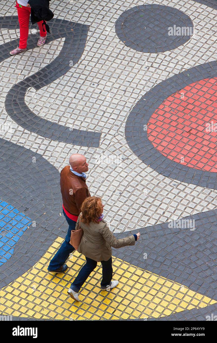 La Rambla, Sant Jordis Tag (23. April), Barcelona, Katalonien, Spanien Stockfoto