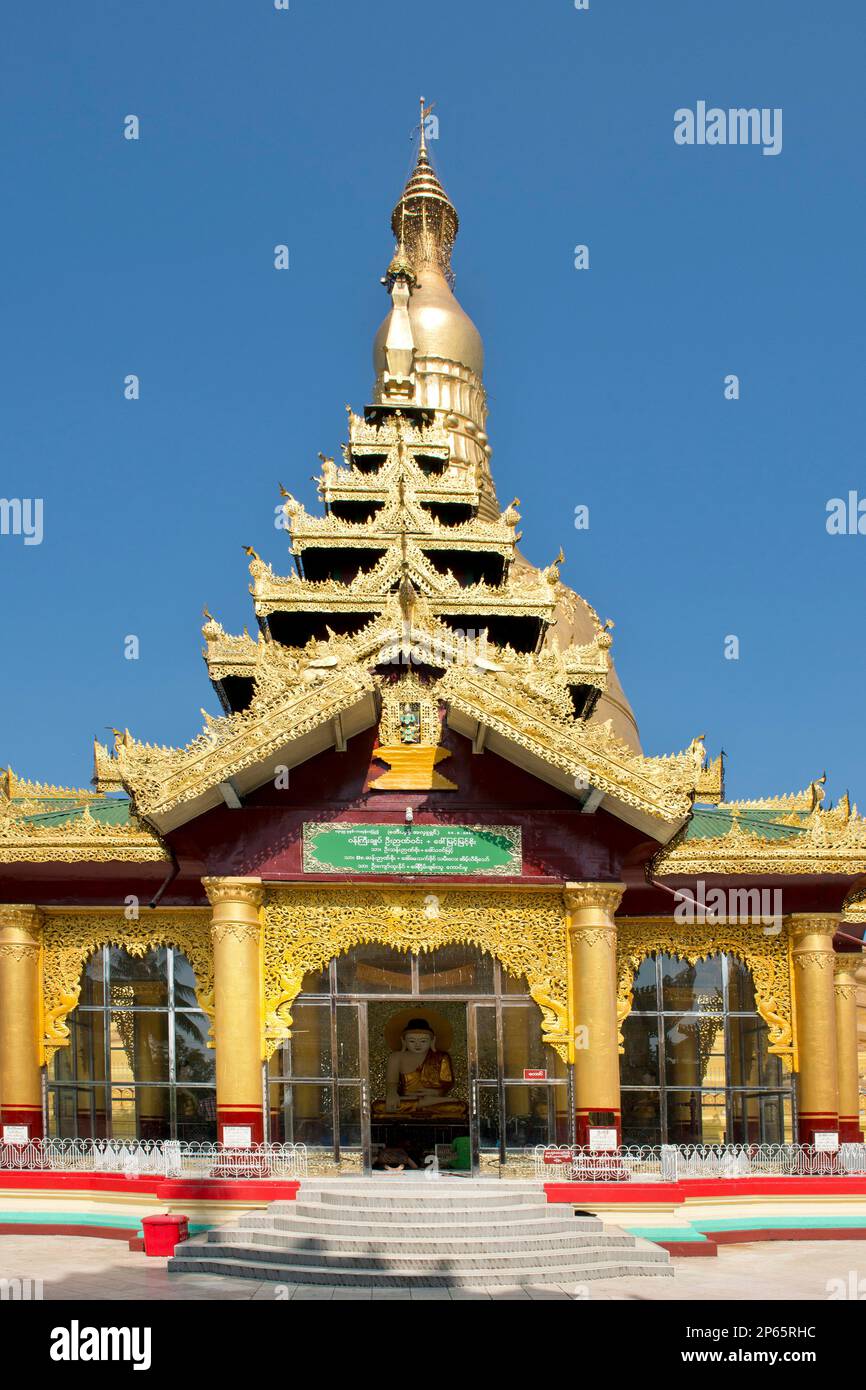 Myanmar, Bago, Shwemawdaw Pagode Stockfoto
