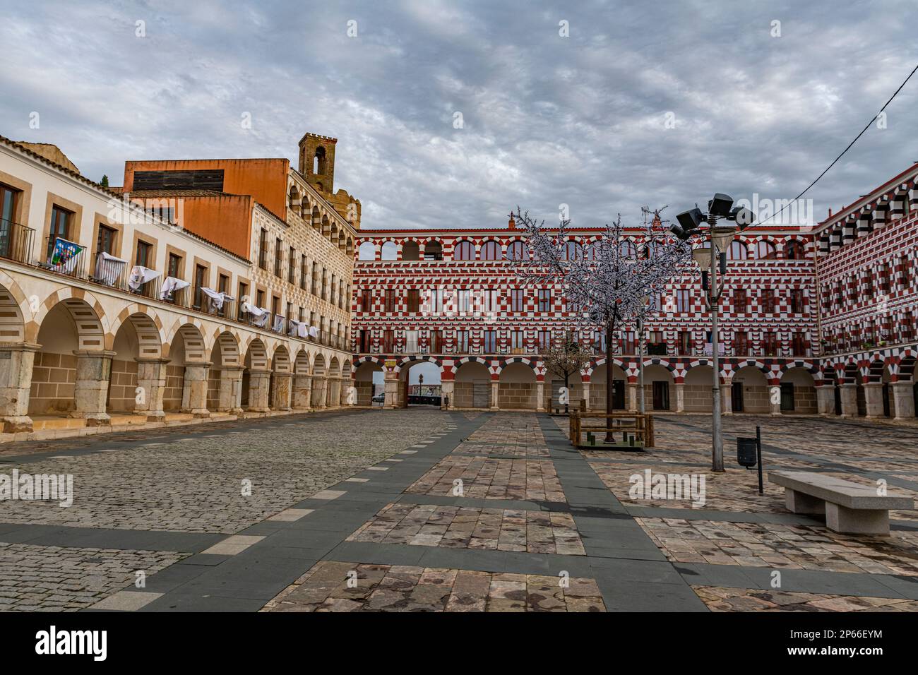 Plaza Alta, Badajoz, Extremadura, Spanien, Europa Stockfoto