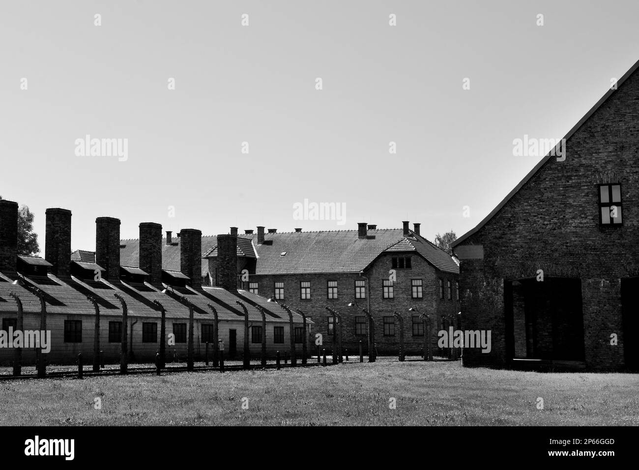 KZ Auschwitz, Polen Stockfoto