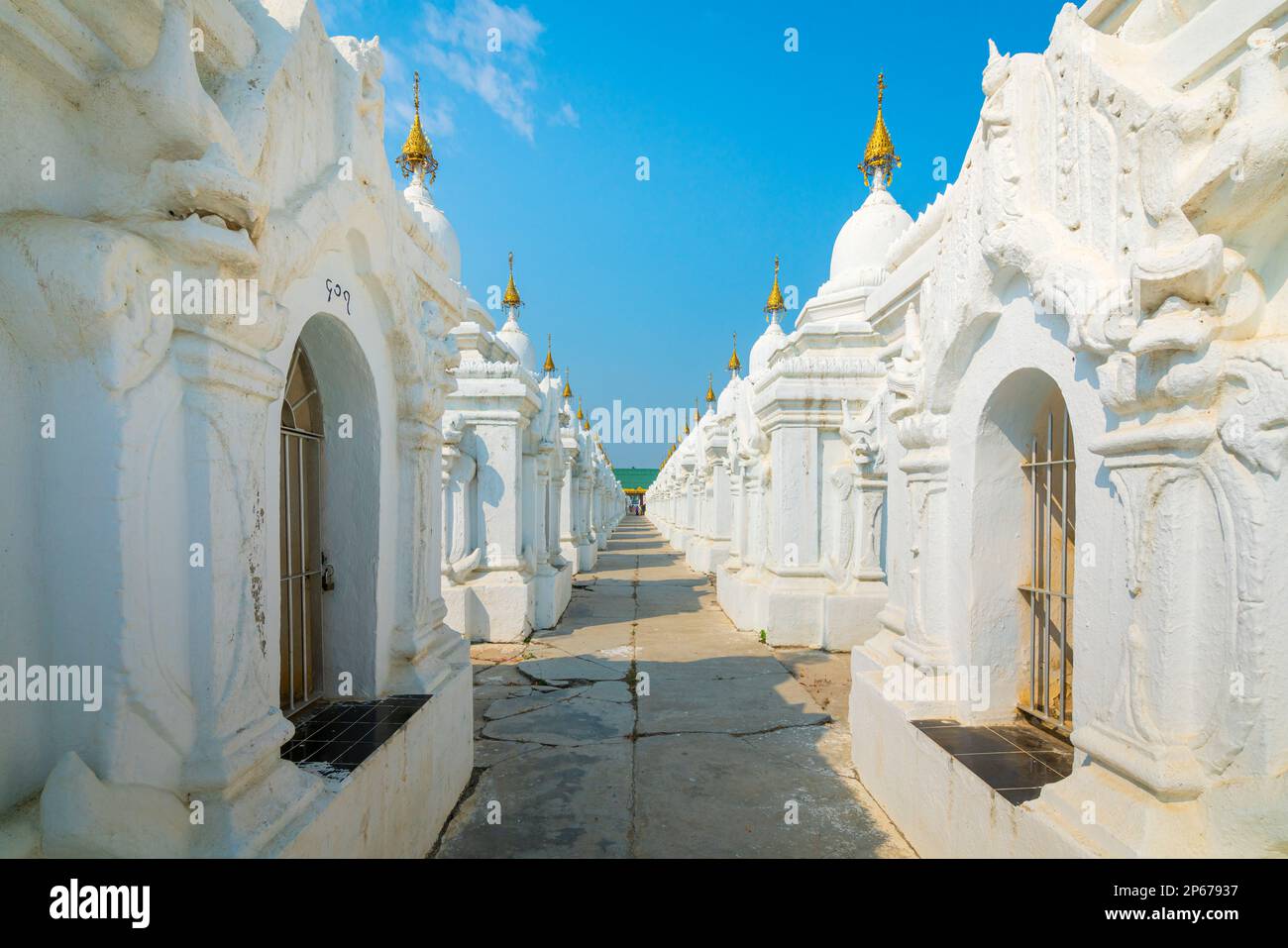 Kuthodaw-Pagode, Mandalay, Myanmar (Birma), Asien Stockfoto