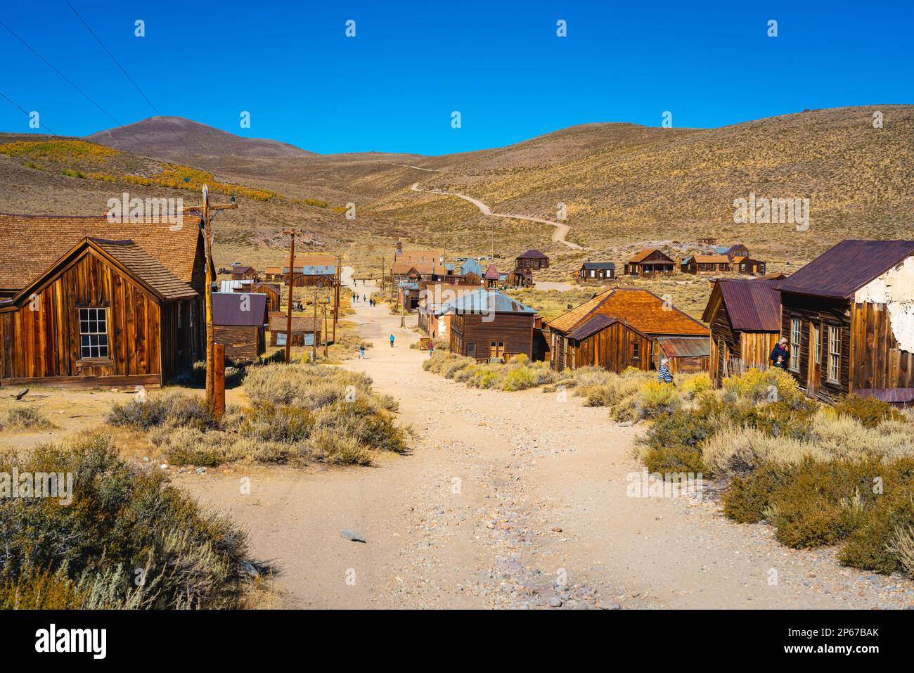 Bodie Geisterstadt, Mono County, Sierra Nevada, Ostkalifornien, Kalifornien, Vereinigte Staaten von Amerika, Nordamerika Stockfoto