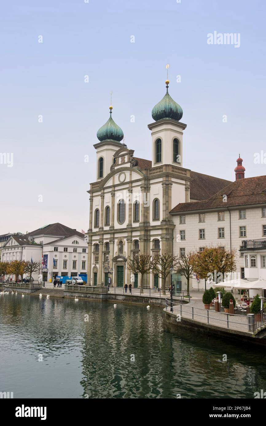 Jesuitenkirche, Luzern, Schweiz Stockfoto