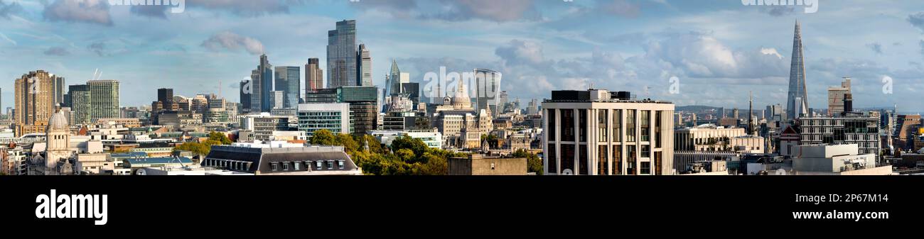 Stadtpanorama von Post Building, London, England, Großbritannien, Europa Stockfoto