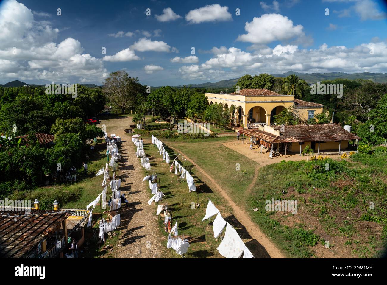 Ehemalige Zuckerplantage Manaca-Iznaga Great House, Valle de los Ingenios, UNESCO-Weltkulturerbe, in der Nähe von Trinidad, Kuba, Westindischen Inseln, Karibik Stockfoto