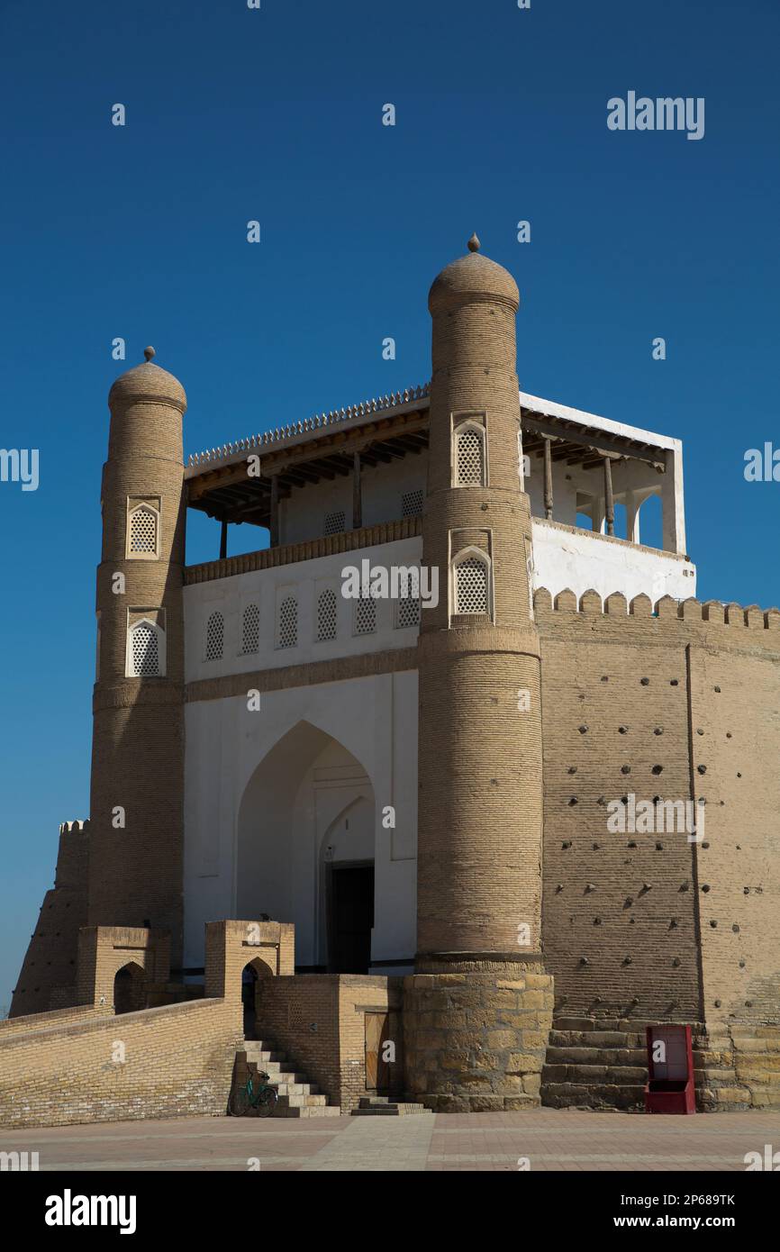 Osteingang, Arche Bukhara, Bukhara, Usbekistan, Zentralasien, Asien Stockfoto