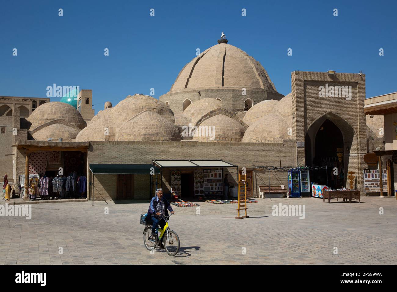 Toqi Zargaron (Trading Dome), UNESCO-Weltkulturerbe, Bukhara, Usbekistan, Zentralasien, Asien Stockfoto