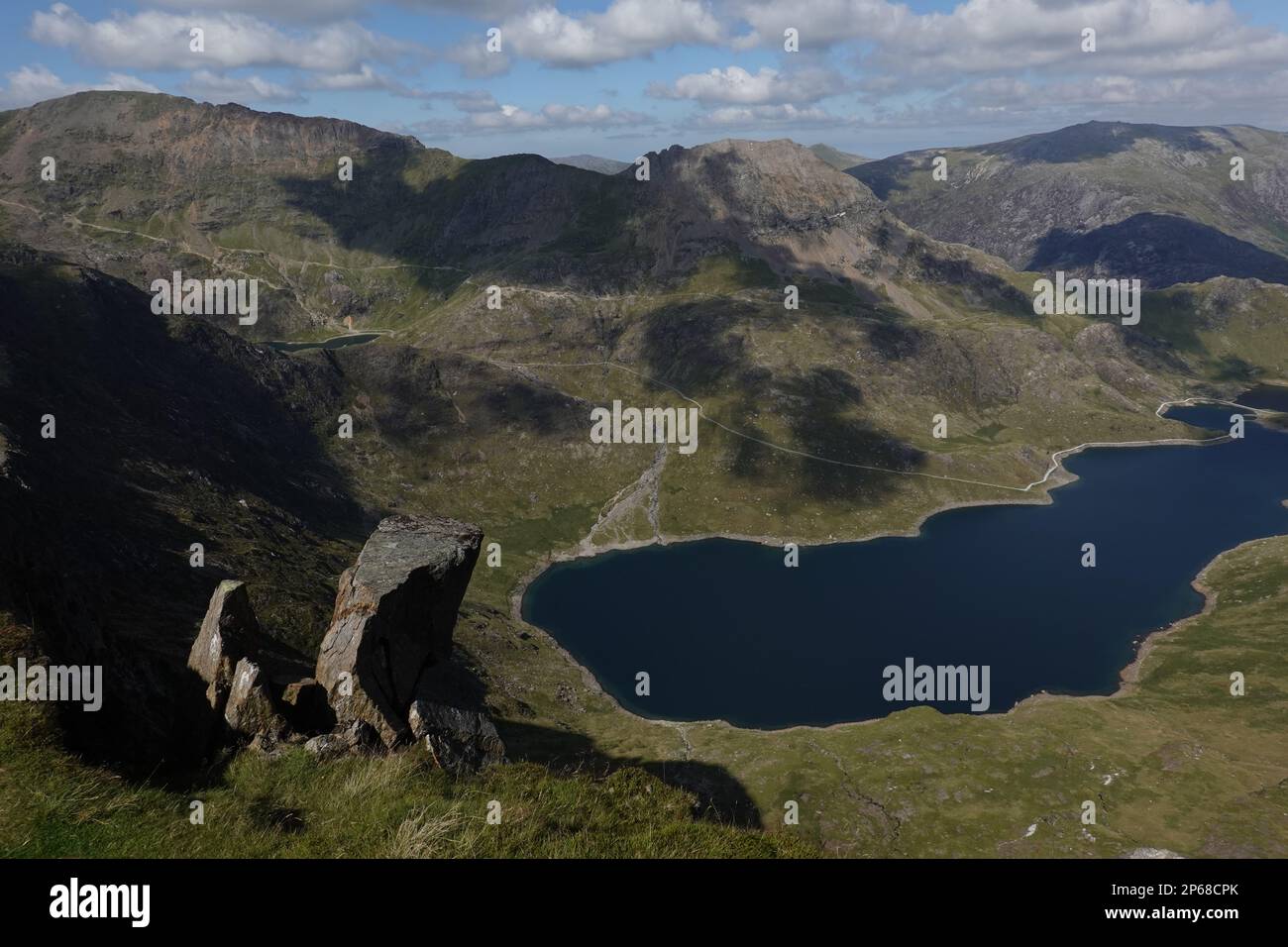 Snowdon, Snowdonia-Nationalpark, Nordwales, Großbritannien, Europa Stockfoto