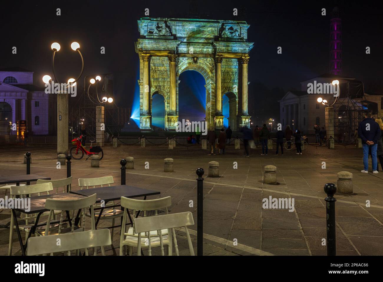 Arco della Pace Milano Stockfoto