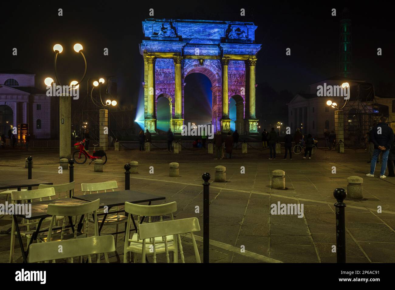 Arco della Pace Milano Stockfoto