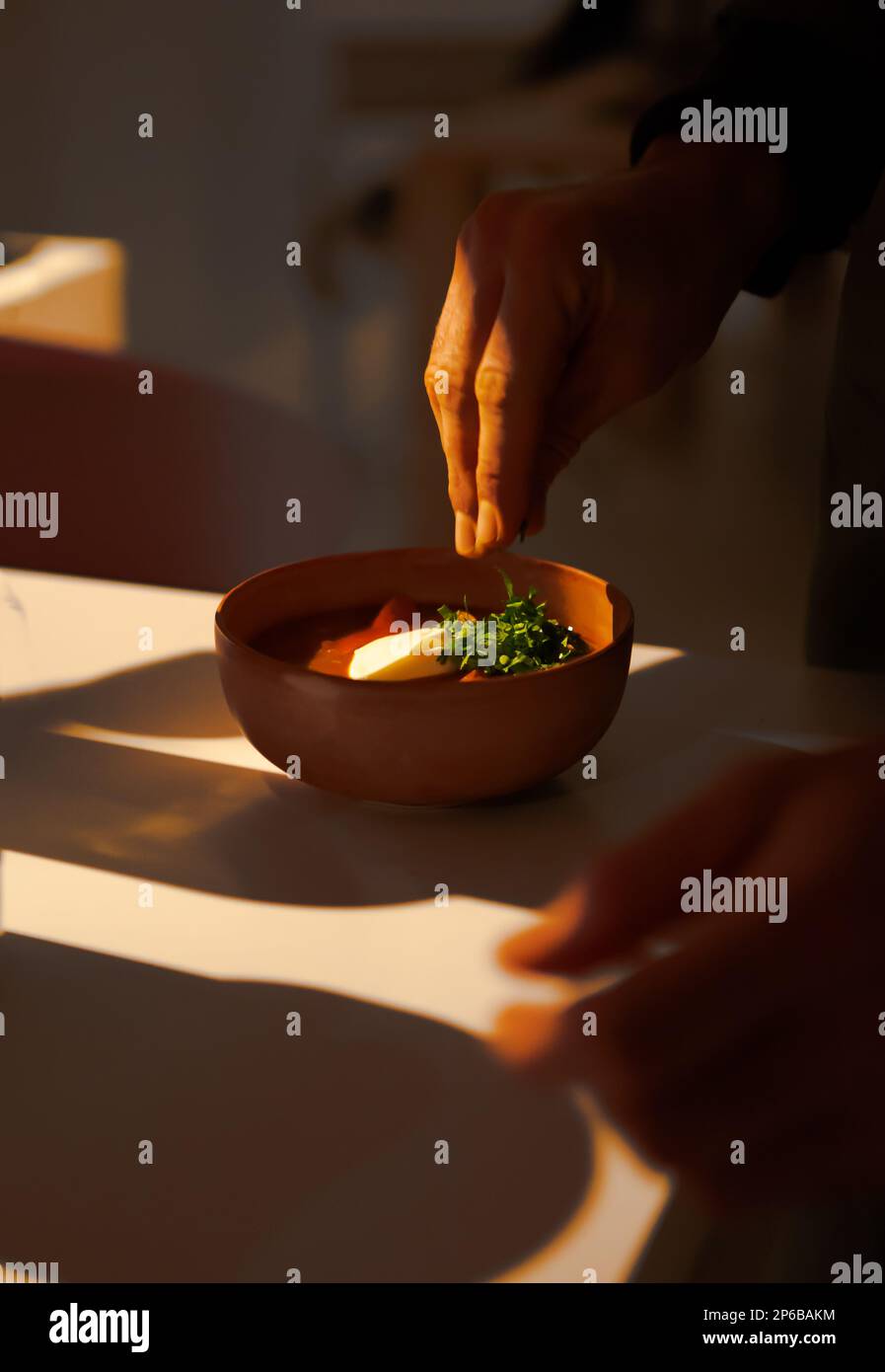 Indische Küche Kochen scharfe, köstliche Küche Stockfoto