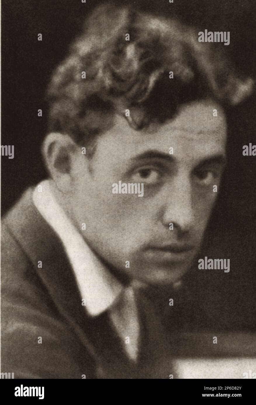 Der stille Filmregisseur, Dichter, Playwriter und Schriftsteller NINO OXILIA ( 1889 - 1917 ). Autor des Theaters Piéce ADDIO GIOVINEZZA! ( 1911 ). - FILM - KINO MUTO - Scrittore - Poeta - Poesie - Poesie - Poesie - Letterato - Letteratura - Literatur - Drammaturgo - Commediografo -- Archivio GBB Stockfoto