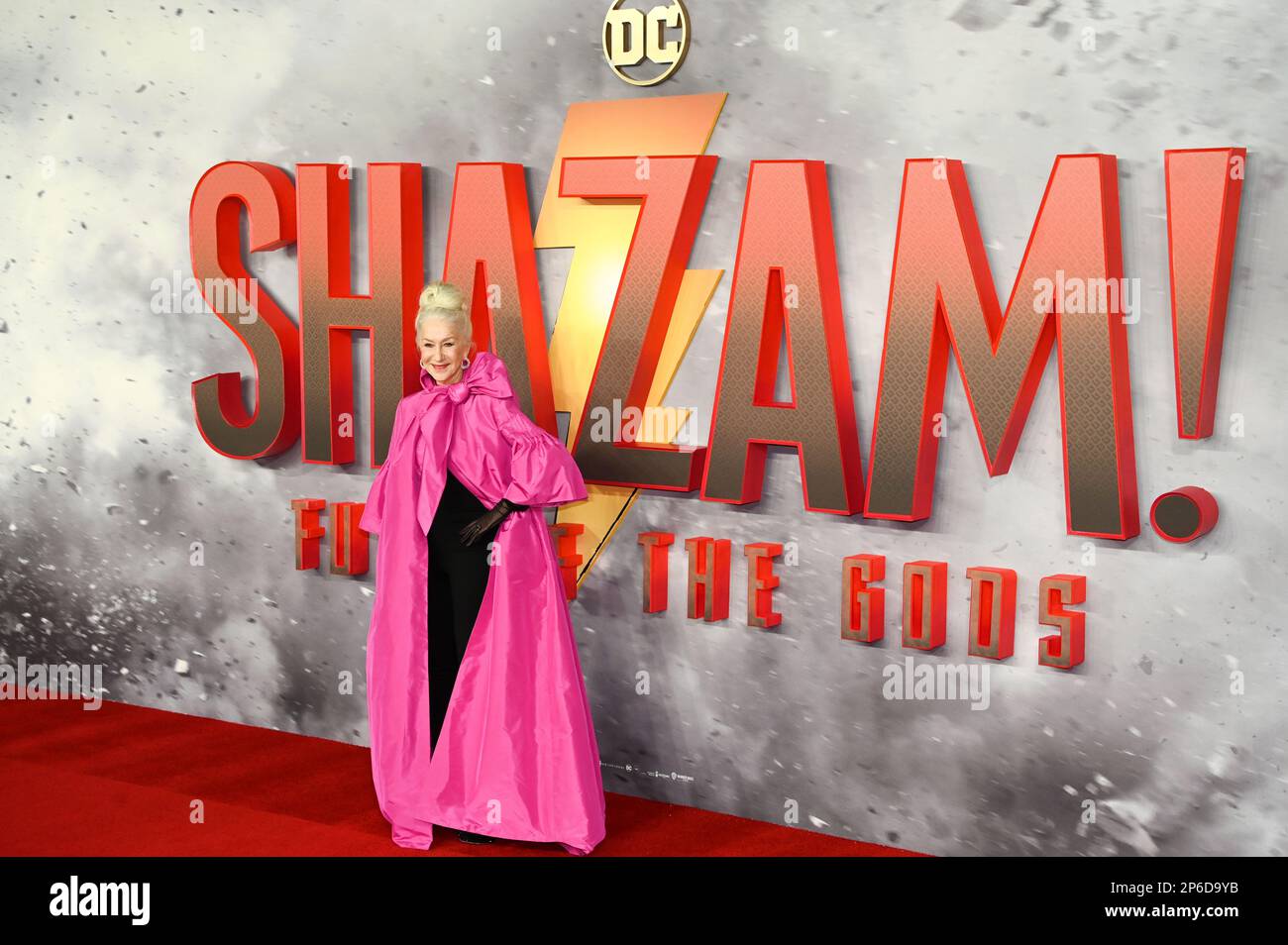 Helen Mirren nimmt an der Sonderuntersuchung von Shazam Teil! Fury of the Gods am Cineworld Leicester Square, London, Großbritannien. Foto: 7. März 2023. Stockfoto