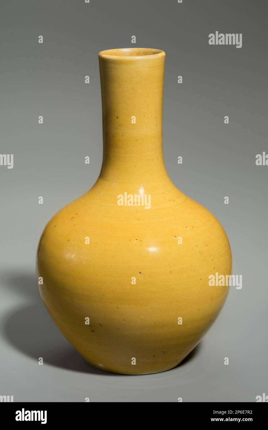 Chinesisch, Enghalsflasche, Porzellan. Stockfoto