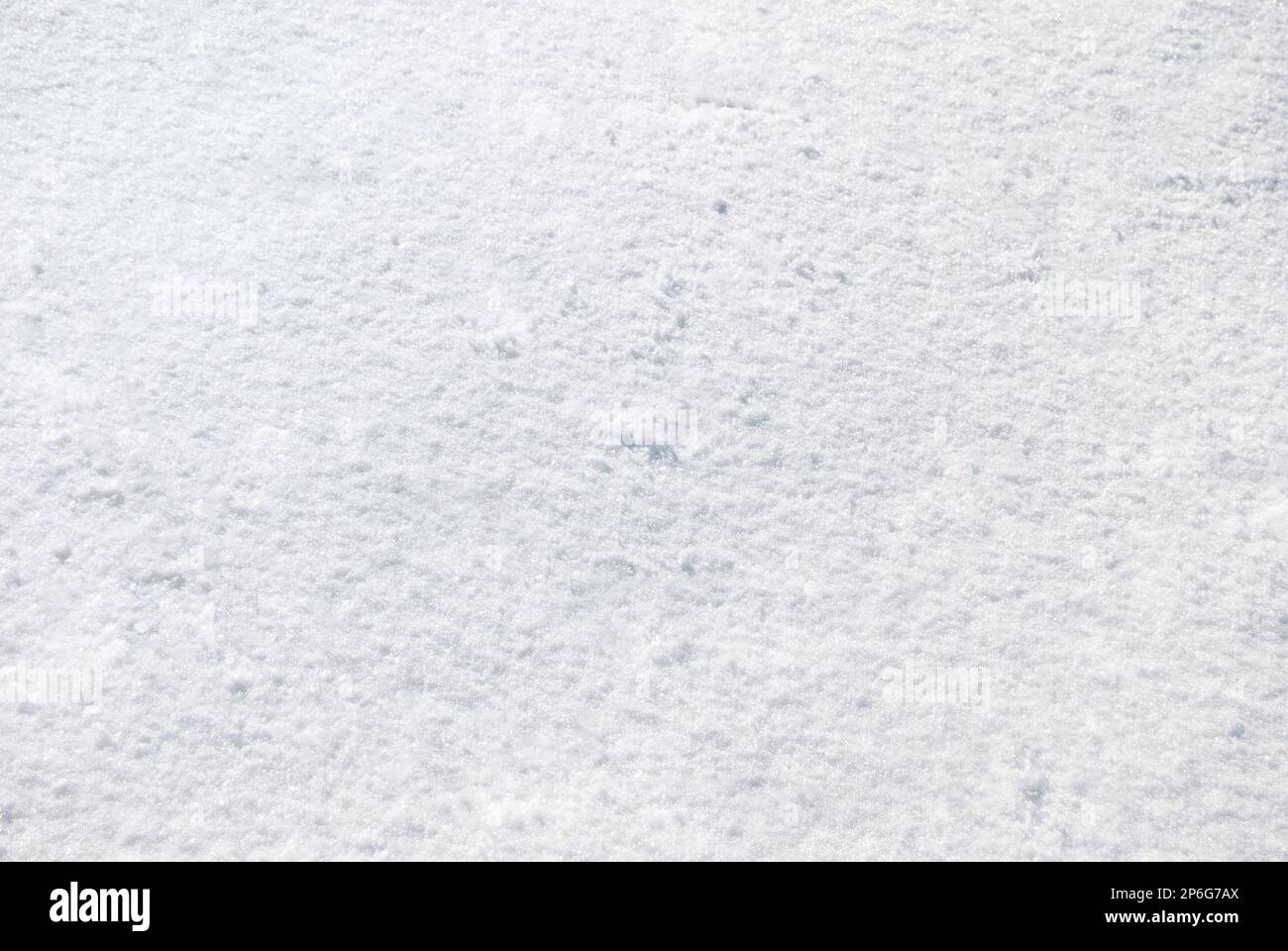 Frischer weißer Schnee im Hintergrund Stockfoto
