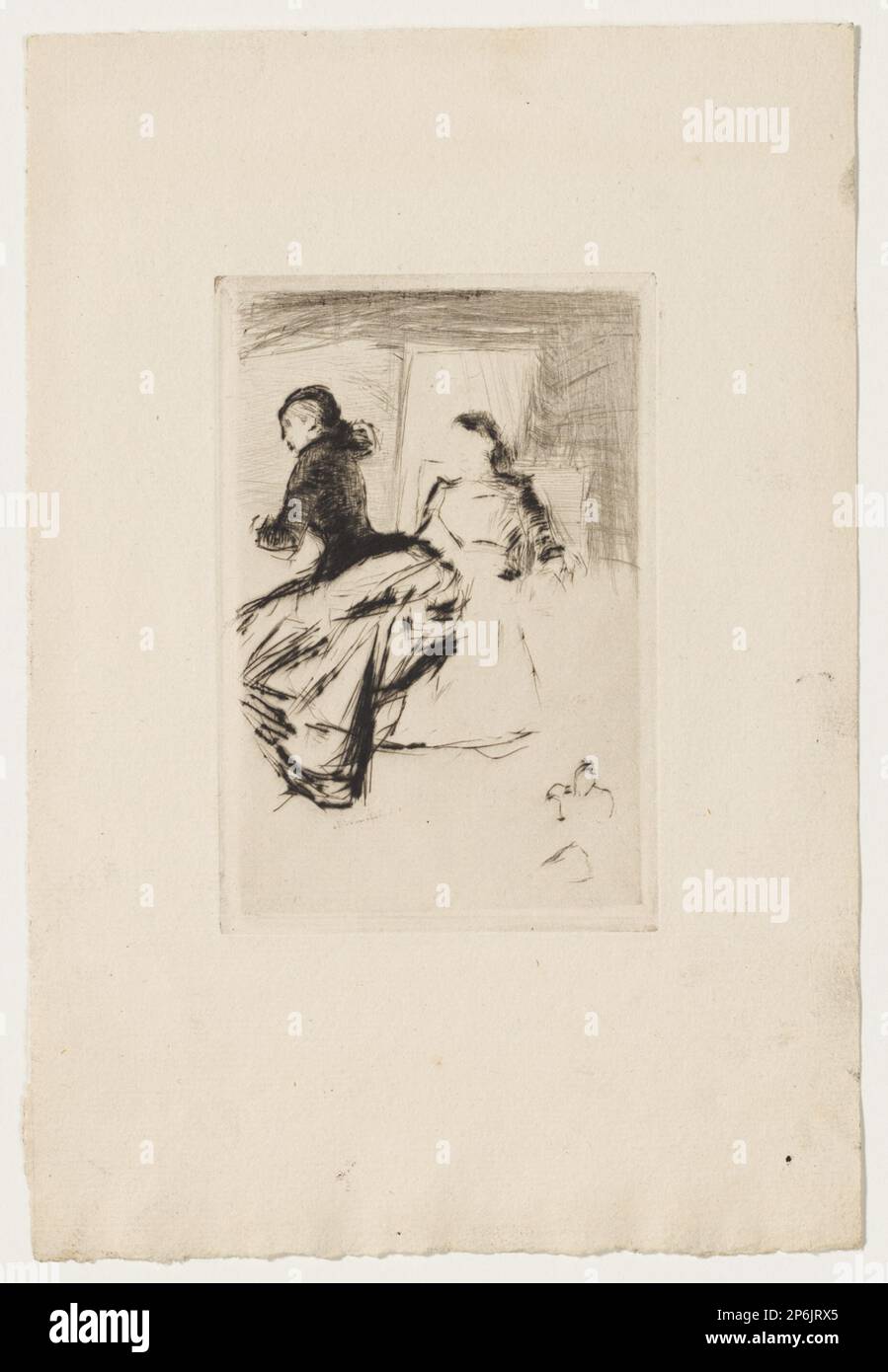 Jules Bastien-Lepage, Studies of Young Women. Porträts in voller Länge (Etudes de jeunes femmes. Portraits en Rattens), 1858-1884, Trockenstelle. Stockfoto