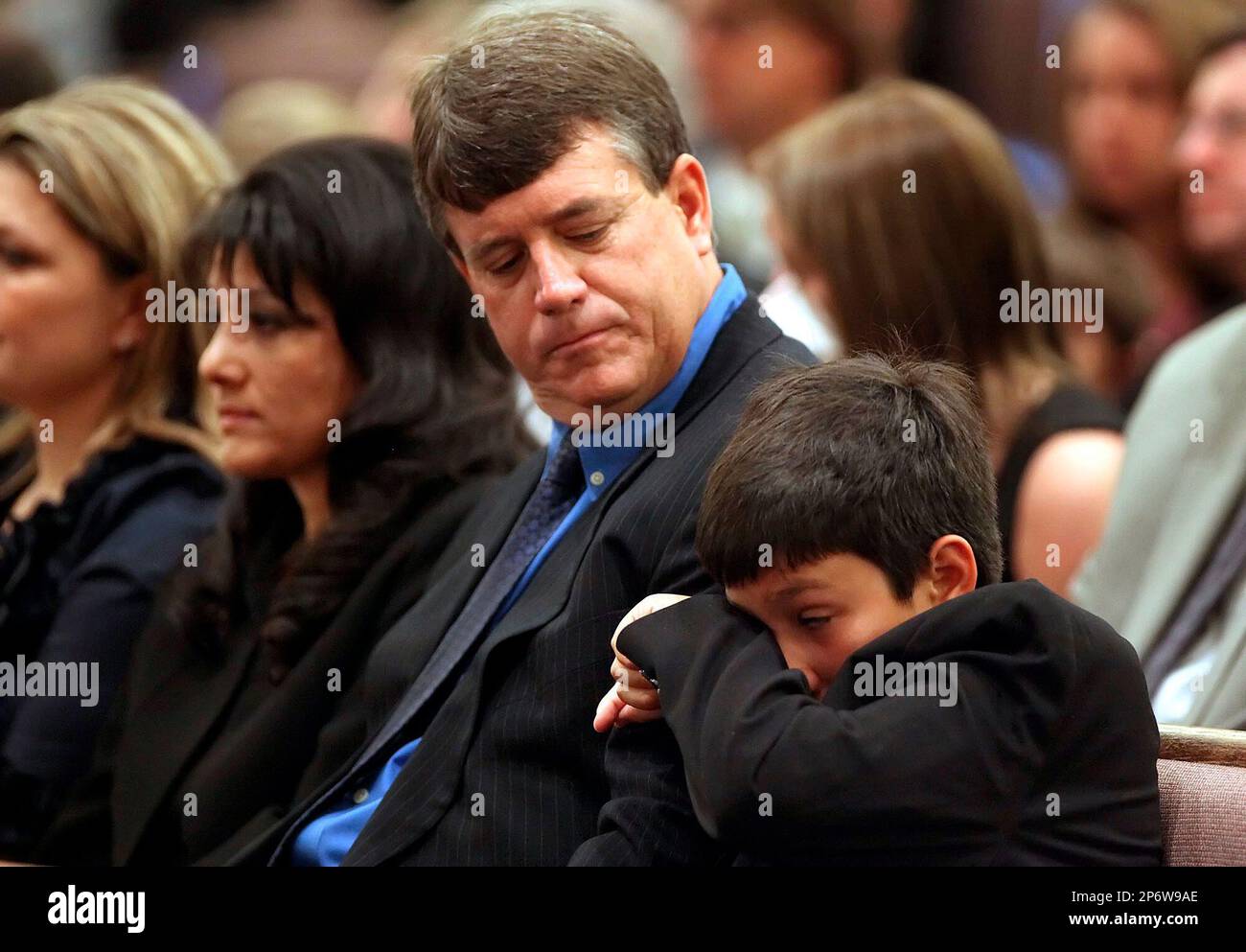 FILE - In this Jan. 13, 2011 file photo, Dallas Green, right, wipes ...
